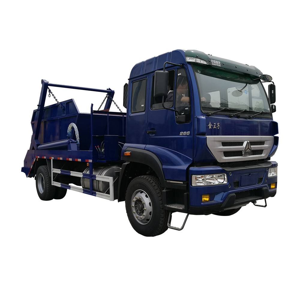 Sinotruk 10 Cbm hydraulische heftruck vuilniswagen