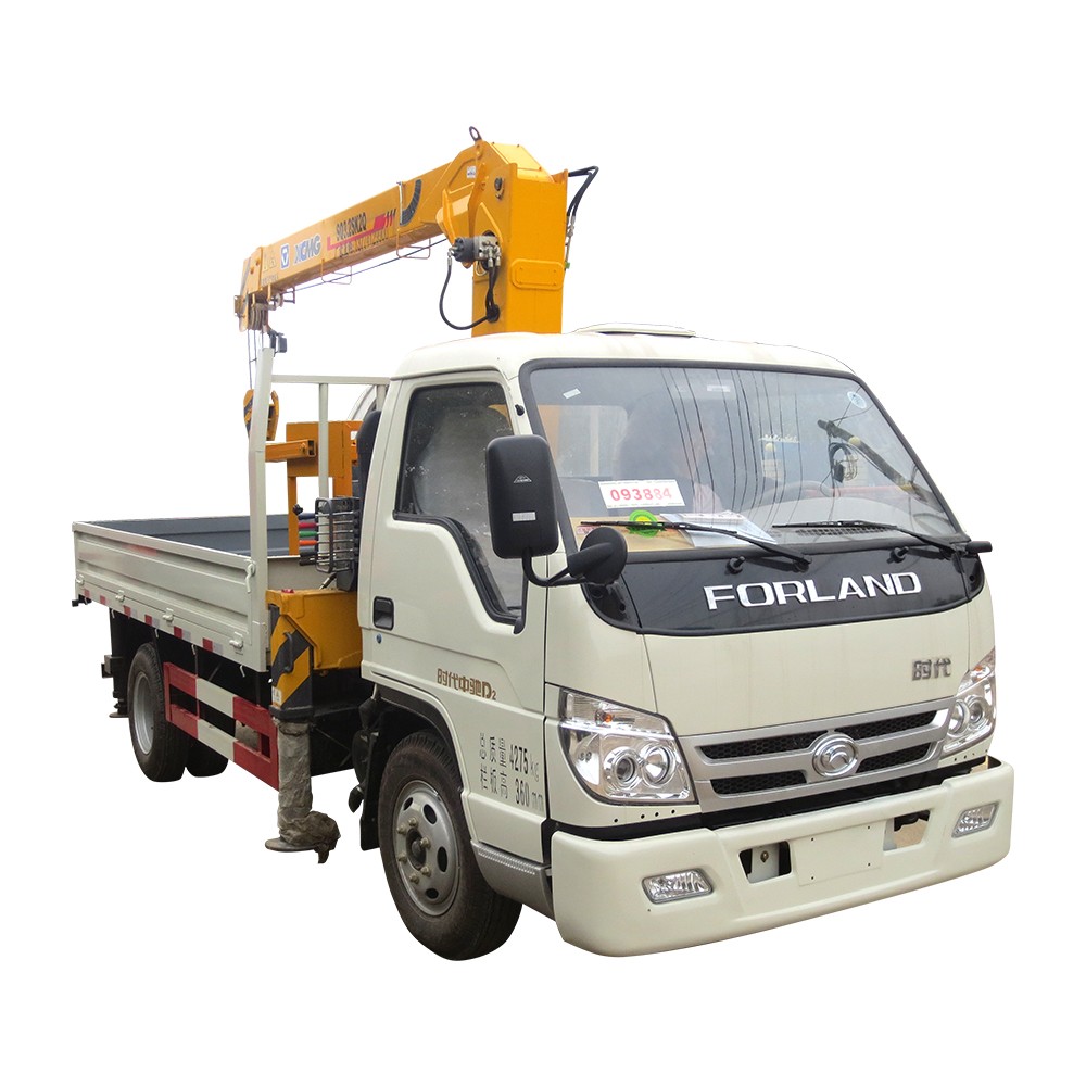 Forland 2 ton kraanwagen gemonteerd