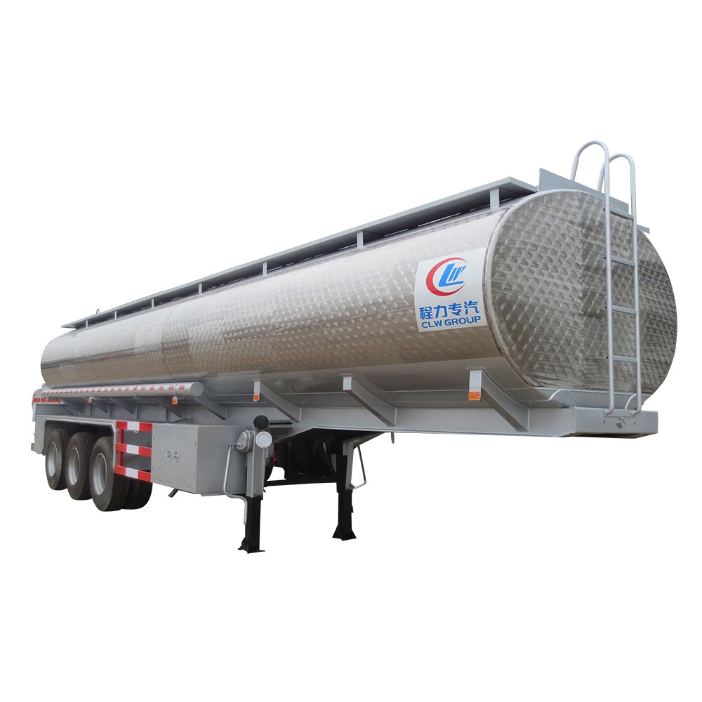 55 Cbm aluminium olietanker oplegger