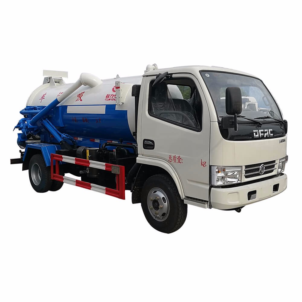 Dongfeng 5 Cbm Vacuüm Rioleringszuigwagen